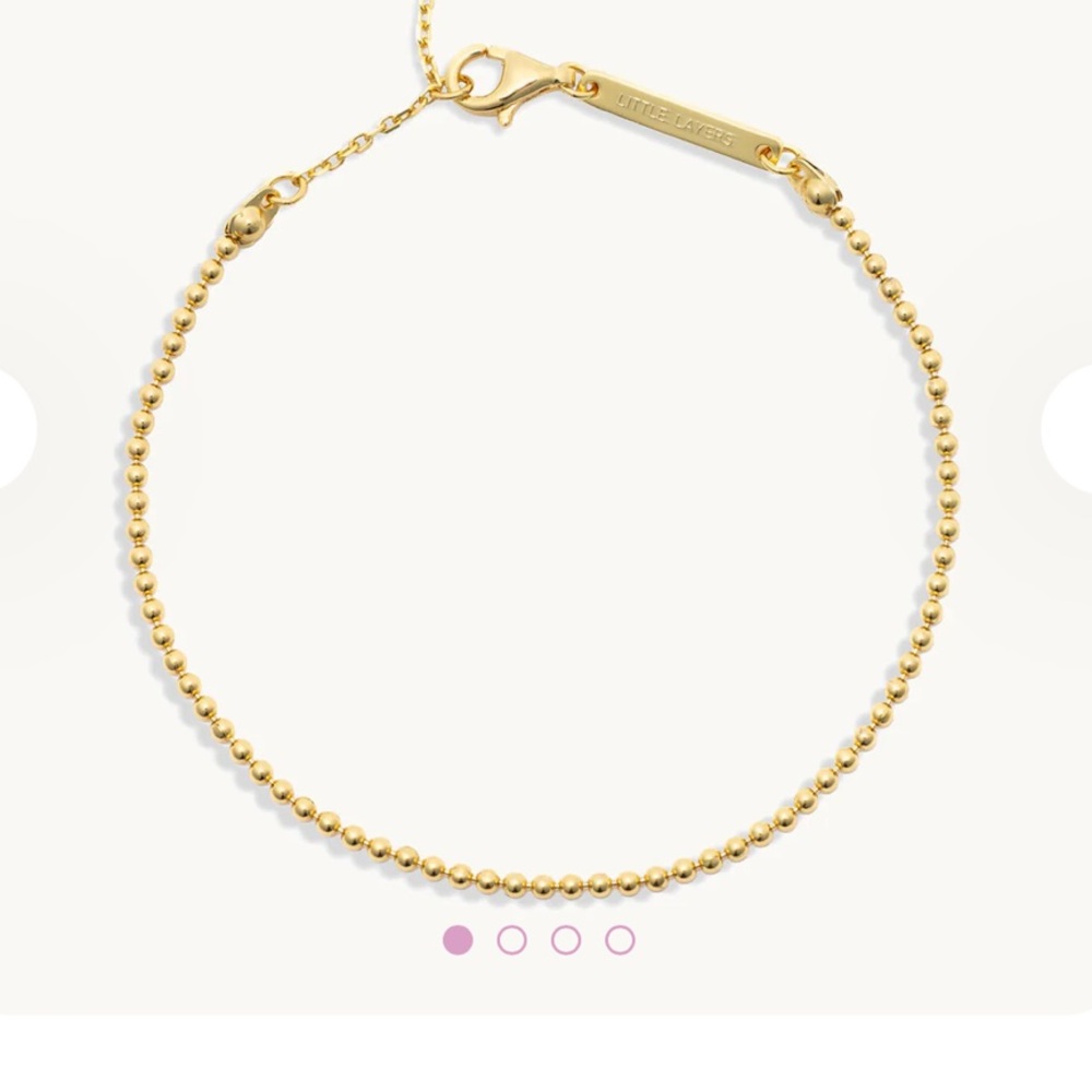 Little Words Project Ball Chain Bracelet